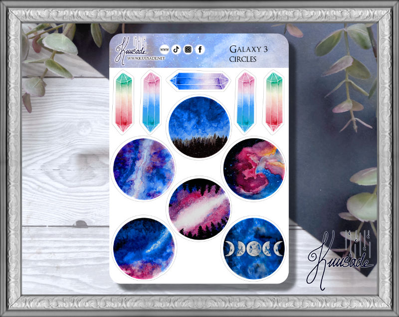 Galaxy Sticker Sheet - Image 4