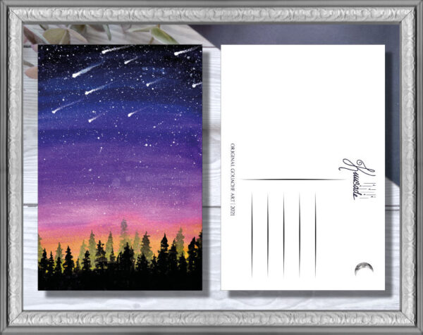 Postikortti, Auringonlasku