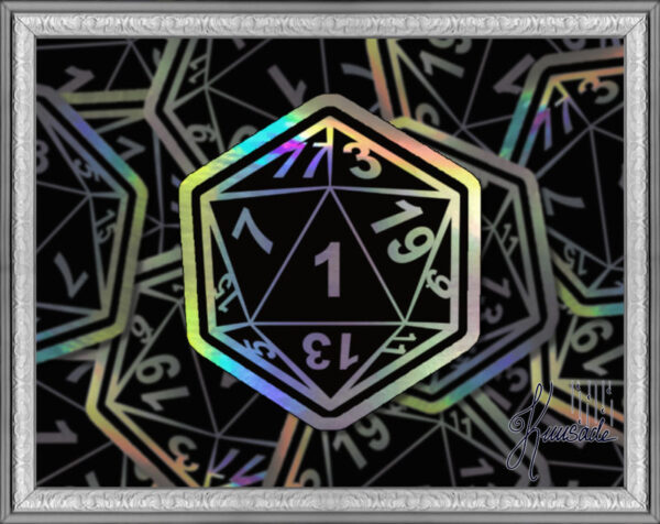 D20 - Fail 1, Holo Vinyylitarra