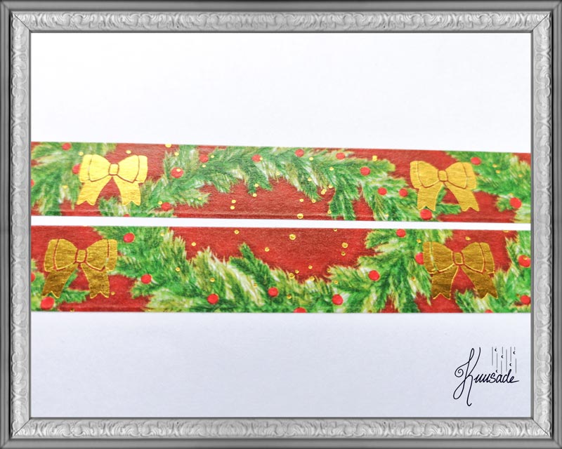 Washiteippi: Kranssi, kulta-folio POISTUVA TUOTE - Image 5