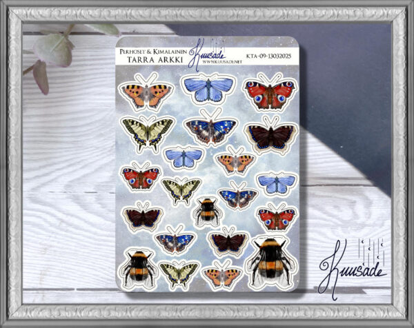 Tarra-arkki, Perhoset ja Kimalainen