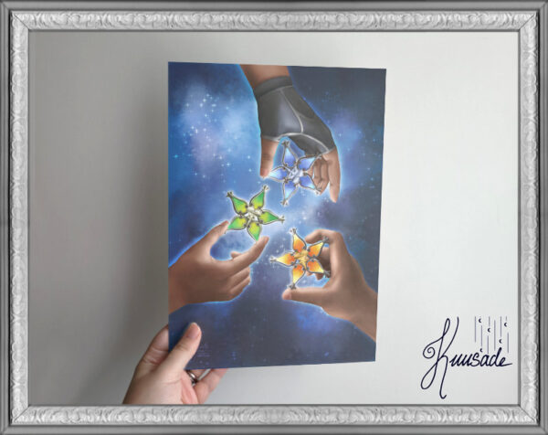 Fanart Kingdom Hearts, A4 print