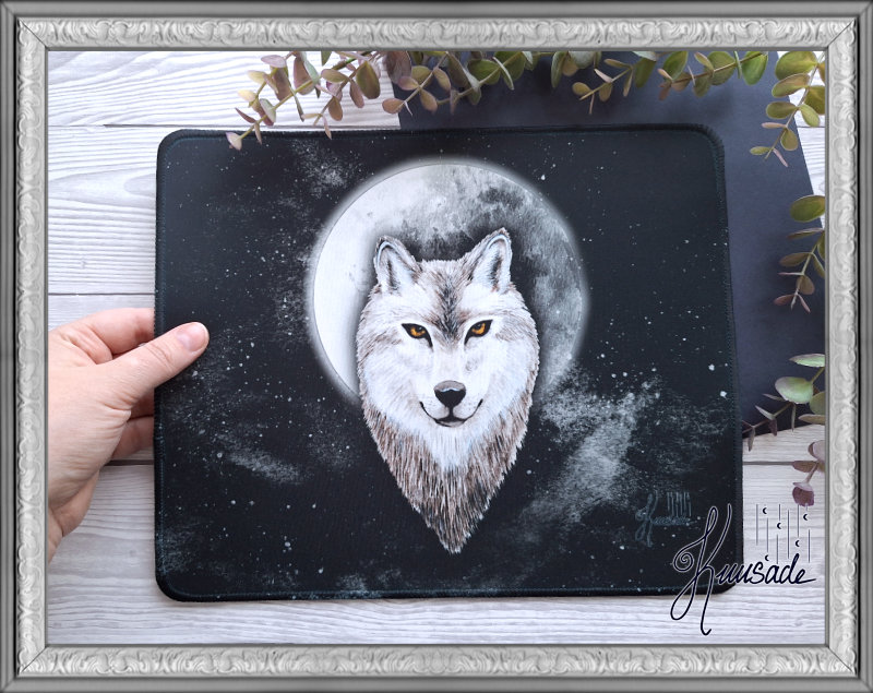 Mousepad 25 x 30cm, Wolf - Image 2