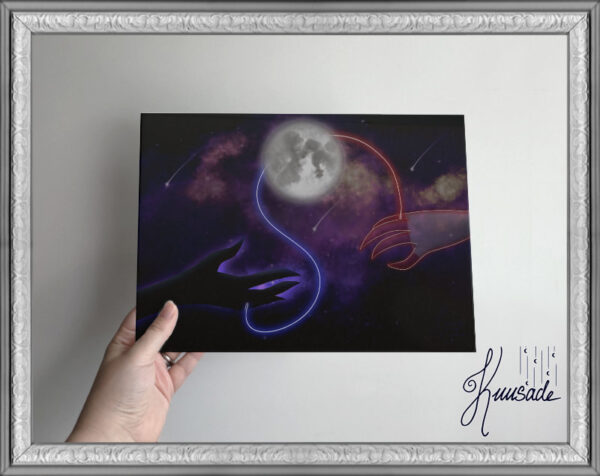 Fanart Helluva boss Just look My Way, A4 printti 2-laatu