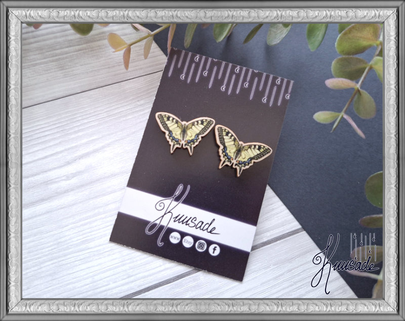Old World Swallowtail Studs - Image 4