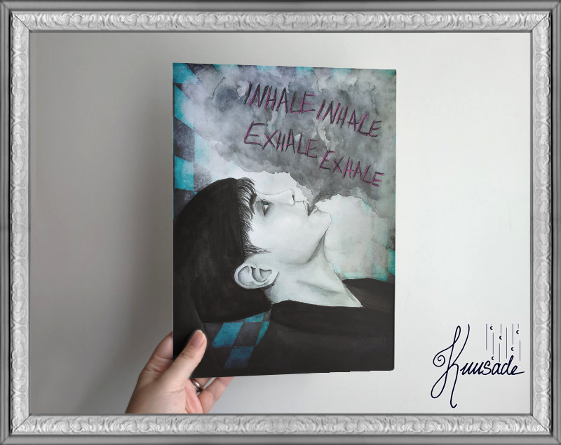 Fanart BTS, J-hope Inhale Exhale, A4 print