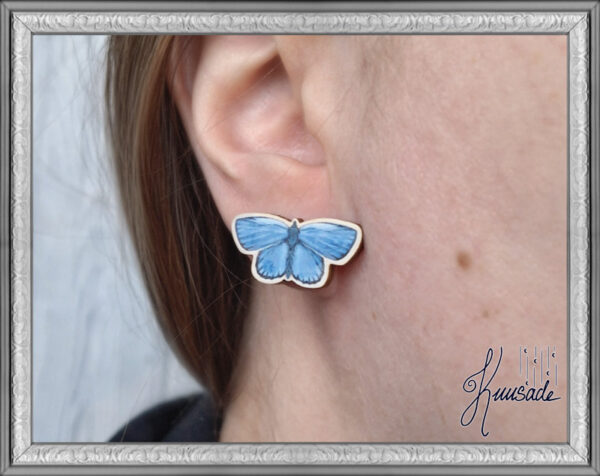 Common Blue Studs