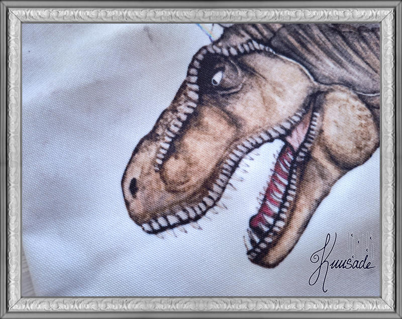 Canvas kangaskassi, Rexicorn - Image 3