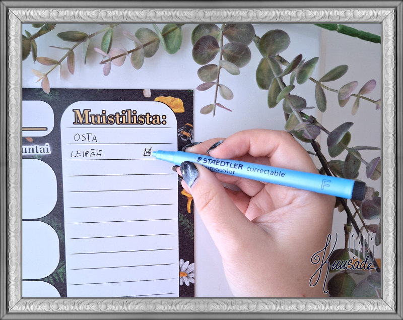 Kuukausikalenteri, Pyyhittävän magneettitaulu - Sienimetsä - Image 6