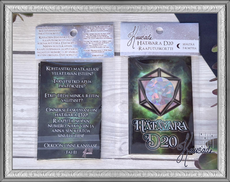 Hätävara D20 - Kertakäyttöinen noppa - Image 6