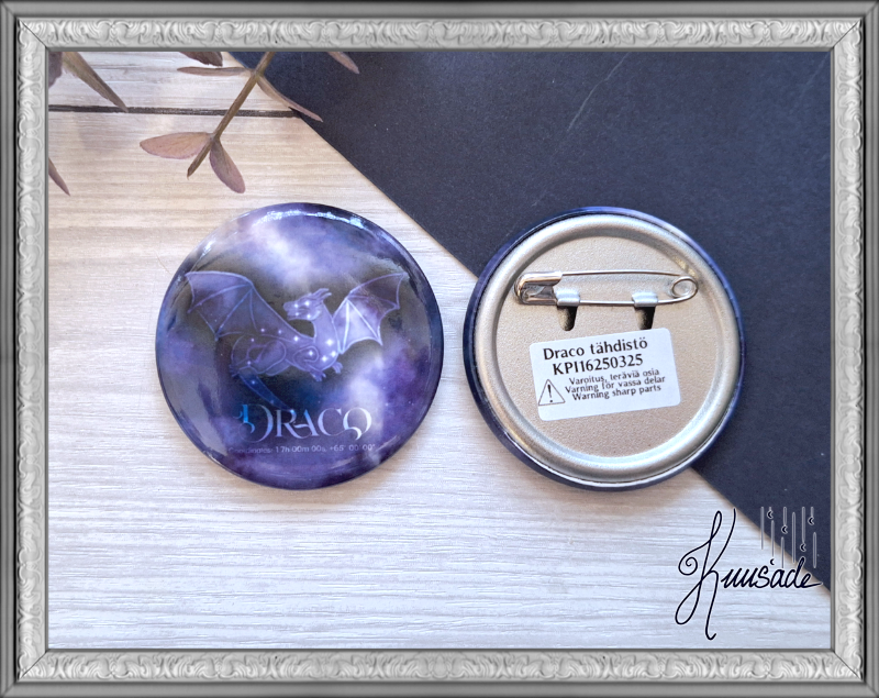 Draco Tähdistö, pinssi tai magneetti - Image 2
