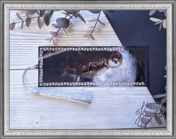 Pöllö Metallinen Kirjanmerkki